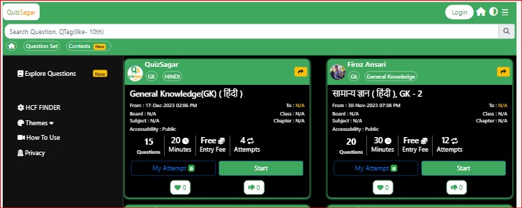 What is quizsagar
